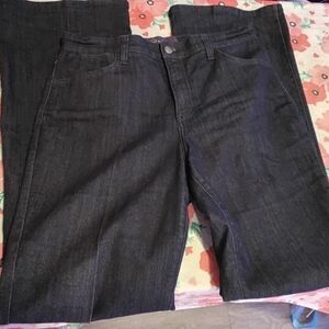NYDJ High Rise Bootcut Stretch Dark Wash Jeans Women’s Size 8 31W 33L